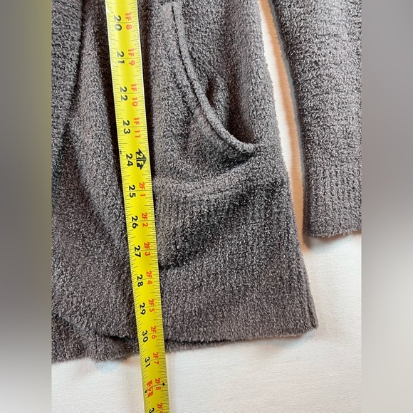 Barefoot Dreams CozyChic Lite Chenille Shawl Neck open front cardigan size XS/SM - Picture 4 of 8